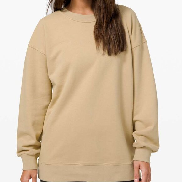lululemon athletica Sweaters - Lululemon Perfectly Oversized Crew Trench Size 10